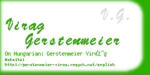 virag gerstenmeier business card